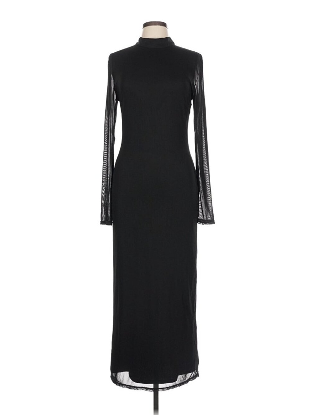 Saunders Collective Sheer Cocktail Dress